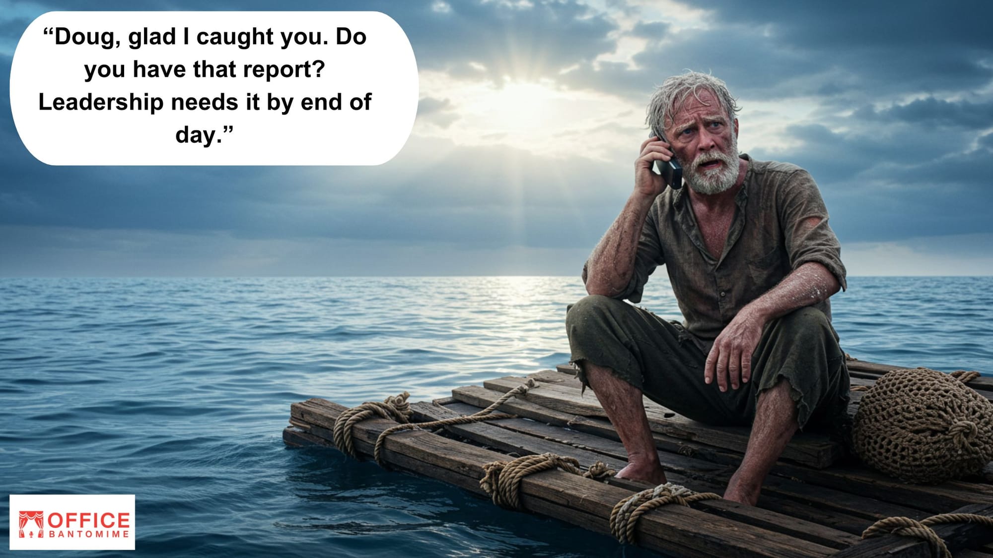 Doug’s on a Raft. He Still Owes You a Sales Report
