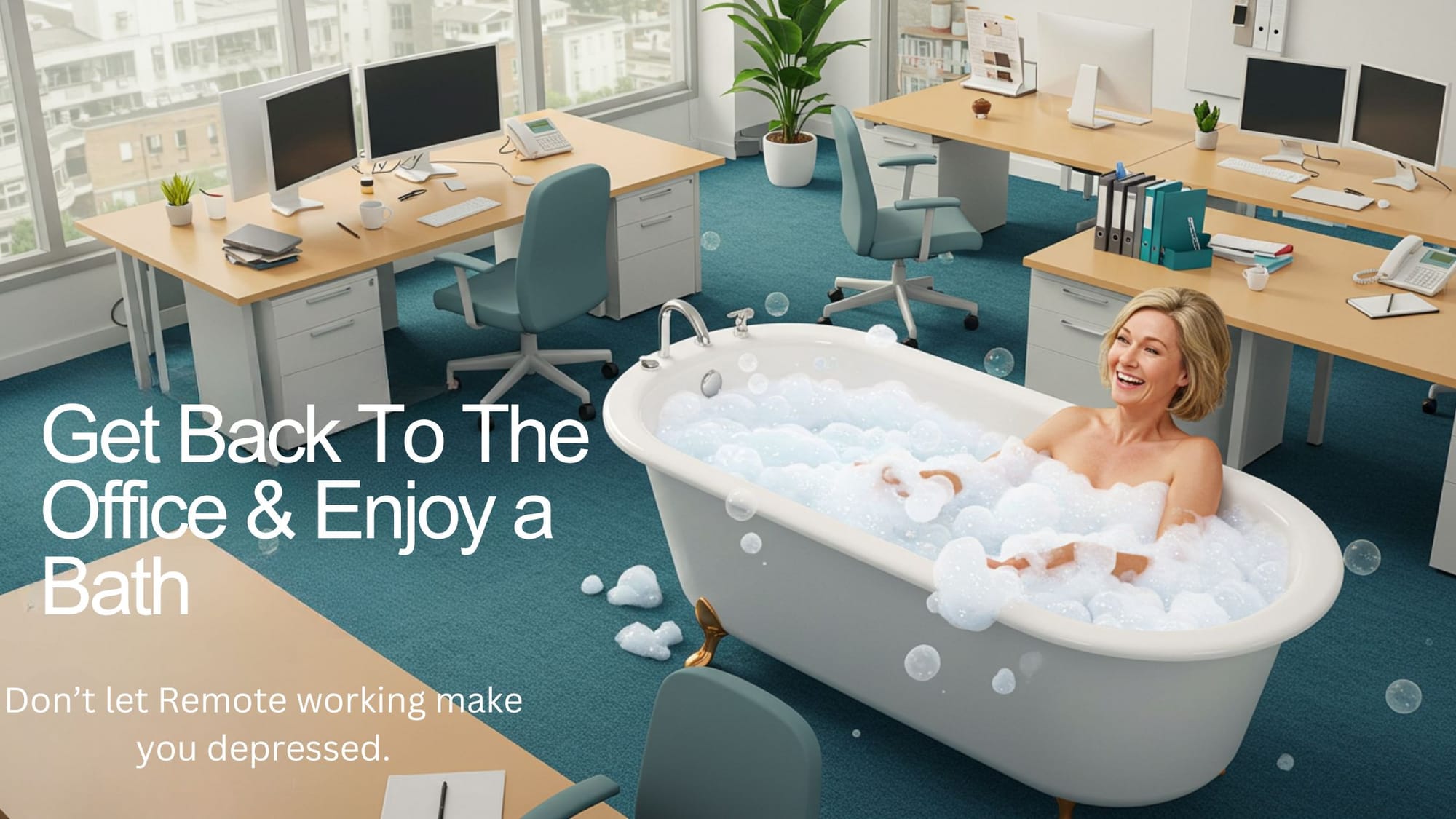 Get Back To The Office & Enjoy a Bath