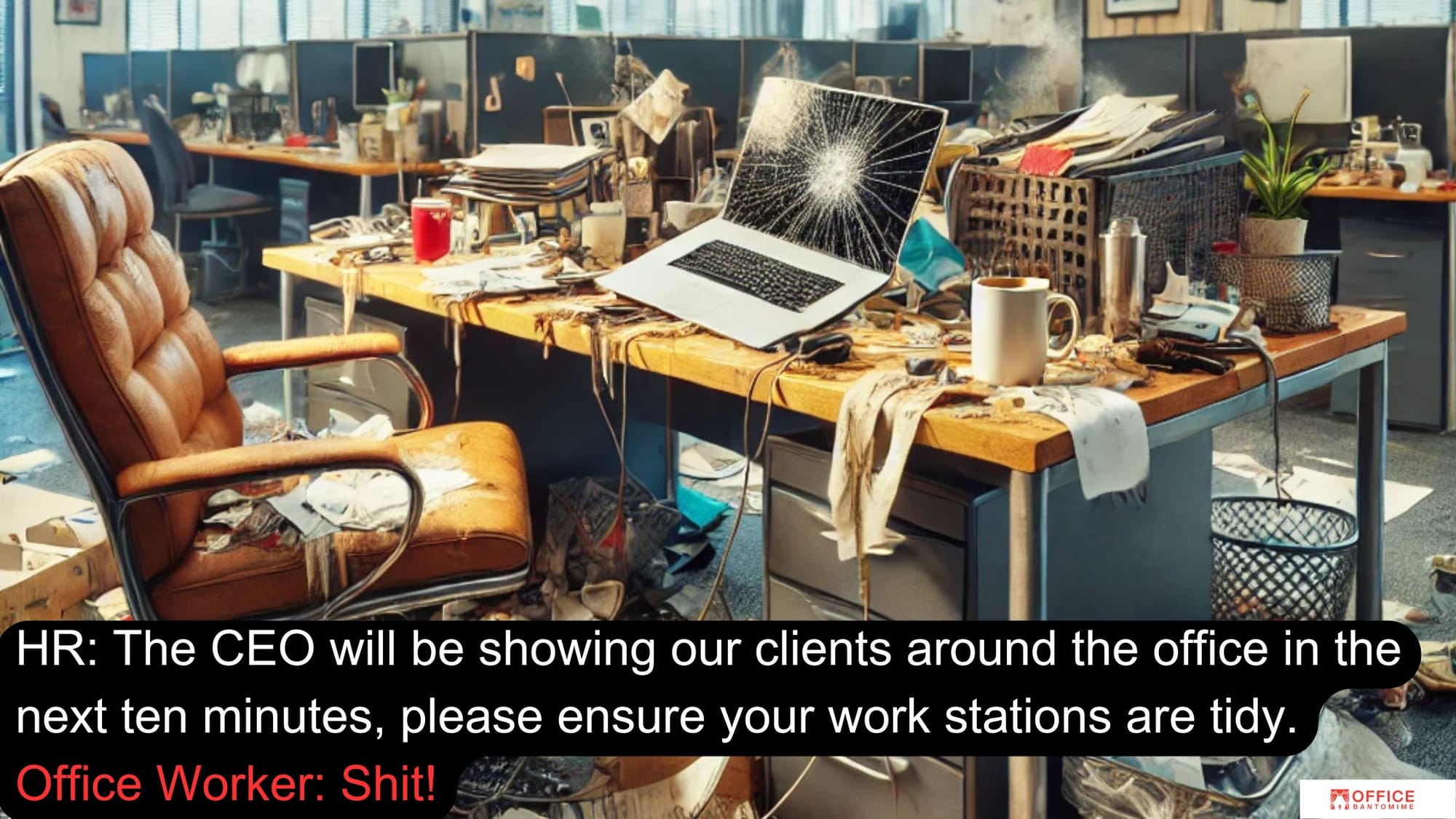 🚨 "The Office Panic: When HR Drops the Bomb" 🚨