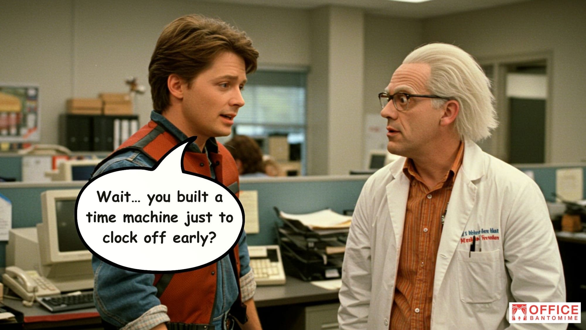 Time Travel for Time Off: The Ultimate Workplace Absurdity