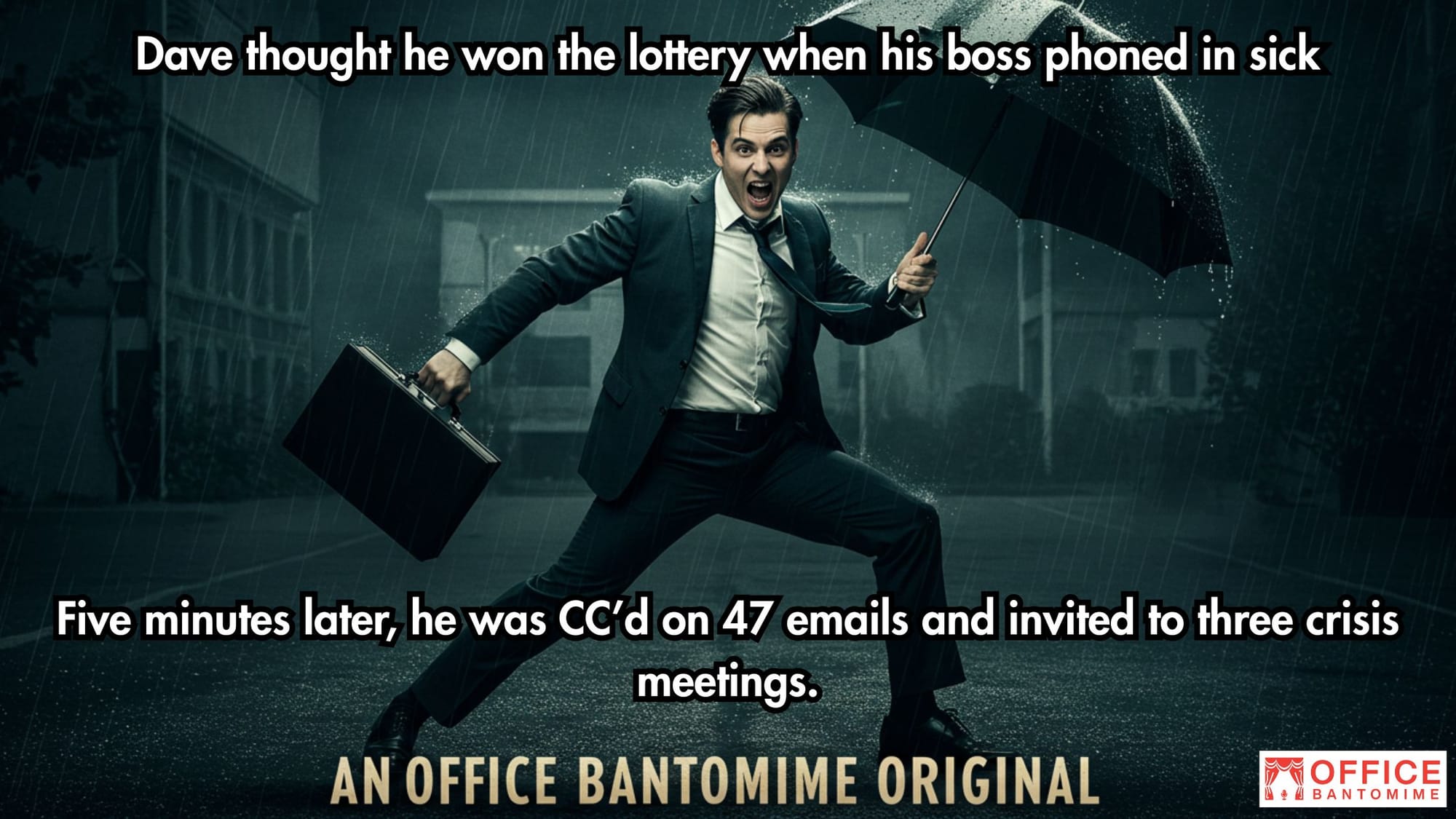 When the Boss Calls in Sick… and Chaos Calls You Instead