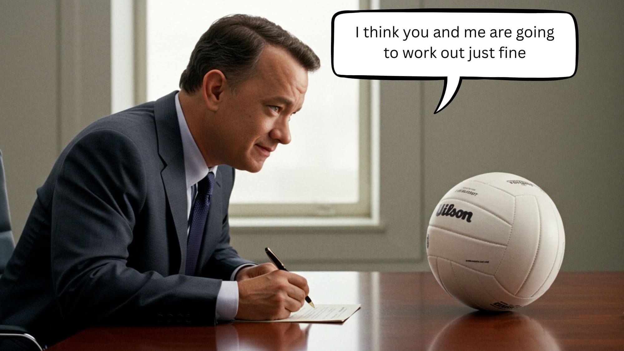 Teamwork with Wilson: When Office Friendships Get a Little Desperate