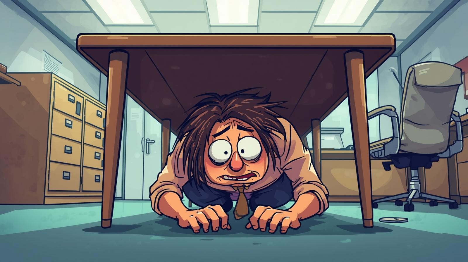 8 Hilarious Strategies to Survive the Office: The Corporate Hide-and-Seek Game
