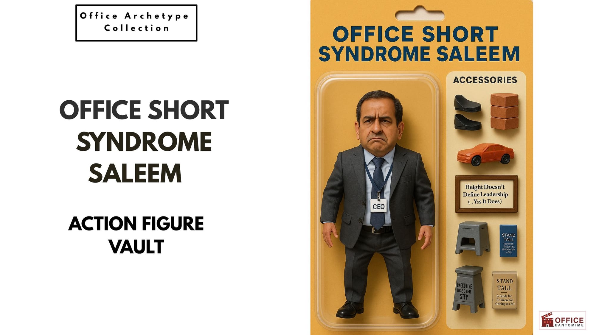 Office Short Syndrome Saleem – The CEO Who’s 5ft 2 But Claims 5ft 9