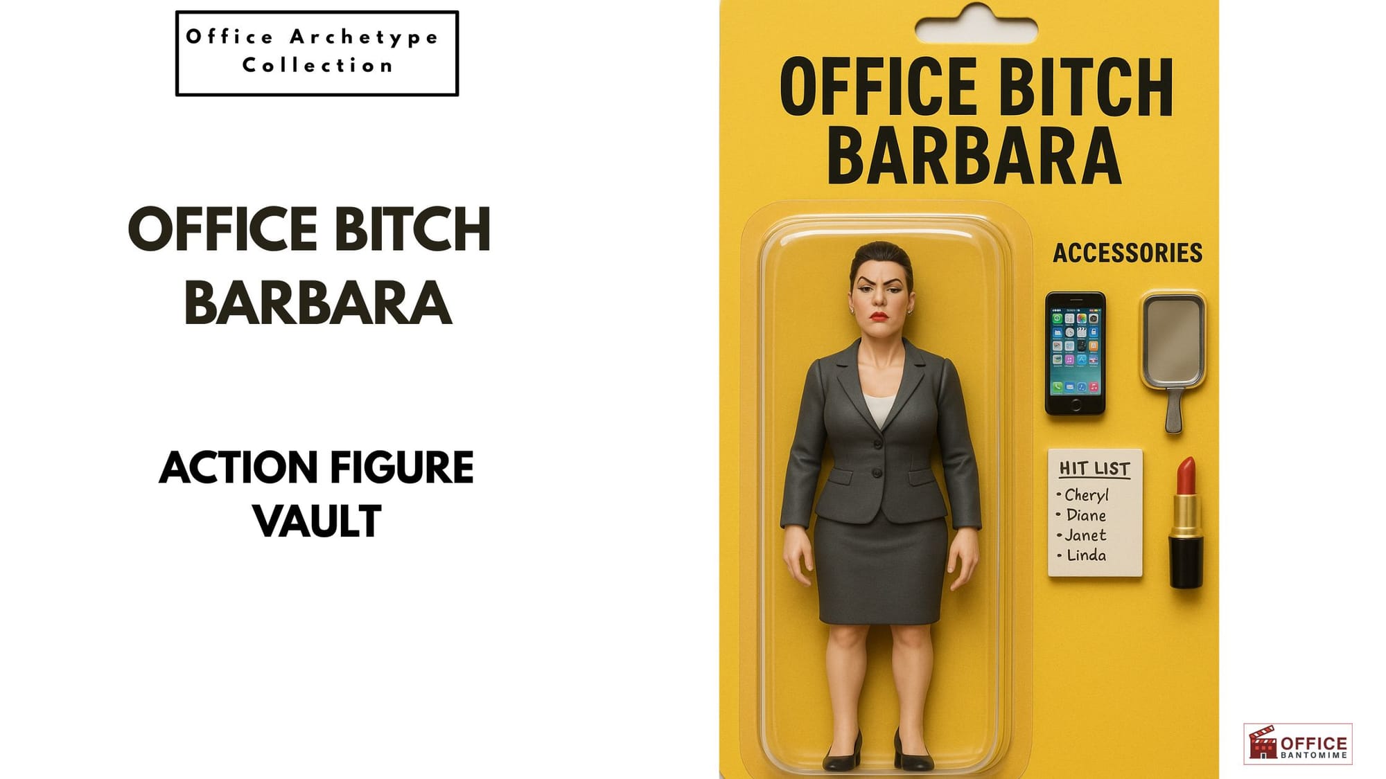 Office Bitch Barbara – The Queen of Corporate Contempt and Unfulfilled Potential