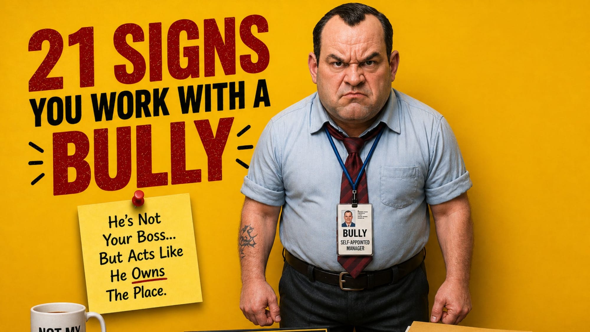 21 Signs You Work With a Bully (And You Already Know It)