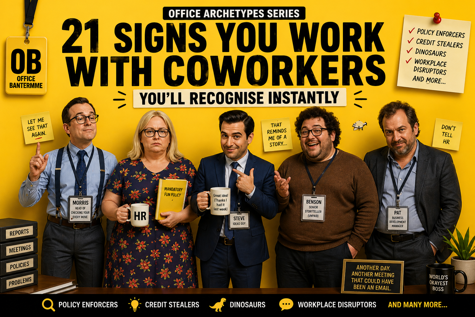 Office Bantomime 21 signs you work with office coworkers