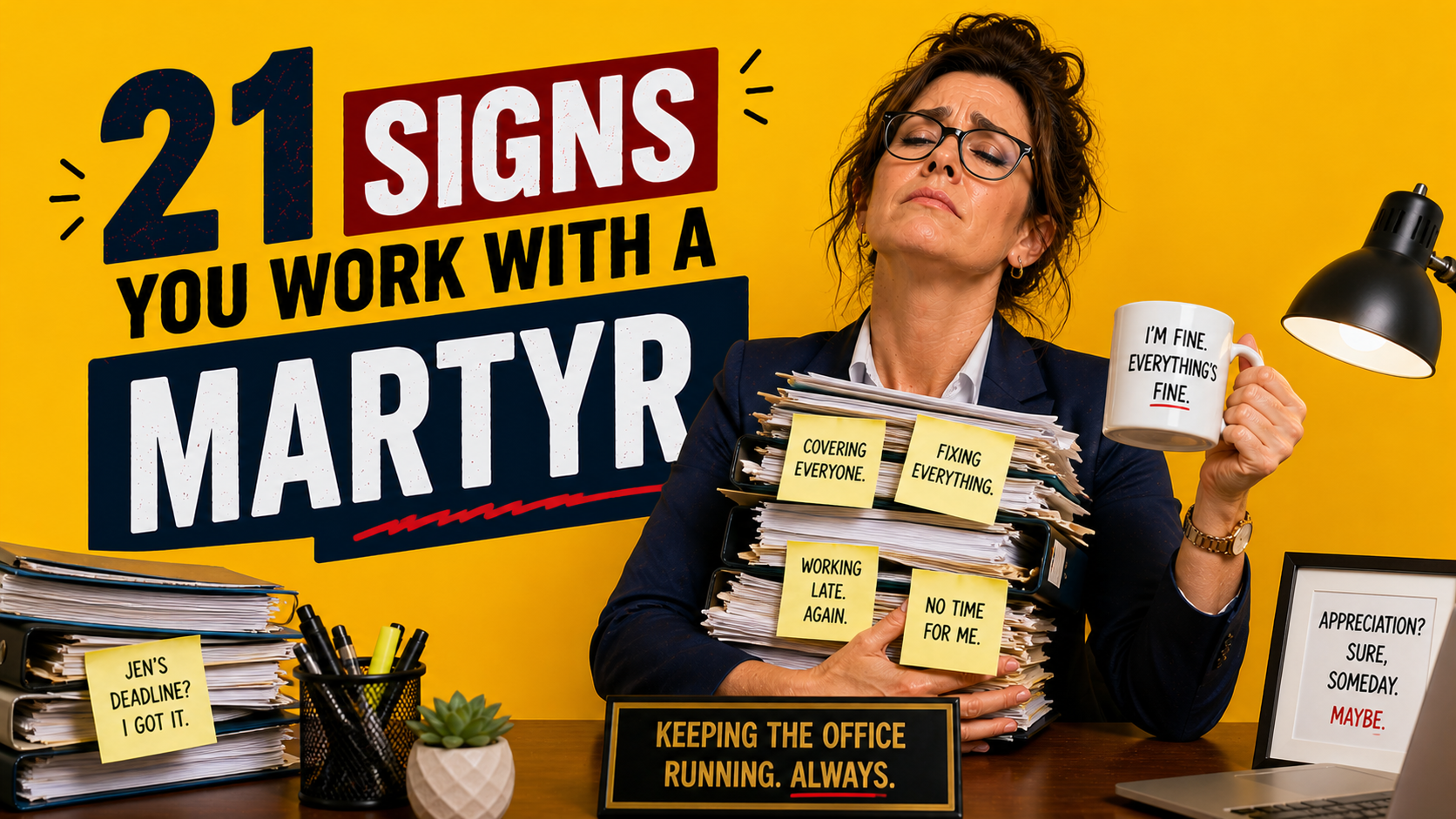 21 Signs You Work With a “Martyr” (And Why It’s Not Always as Noble as It Looks)