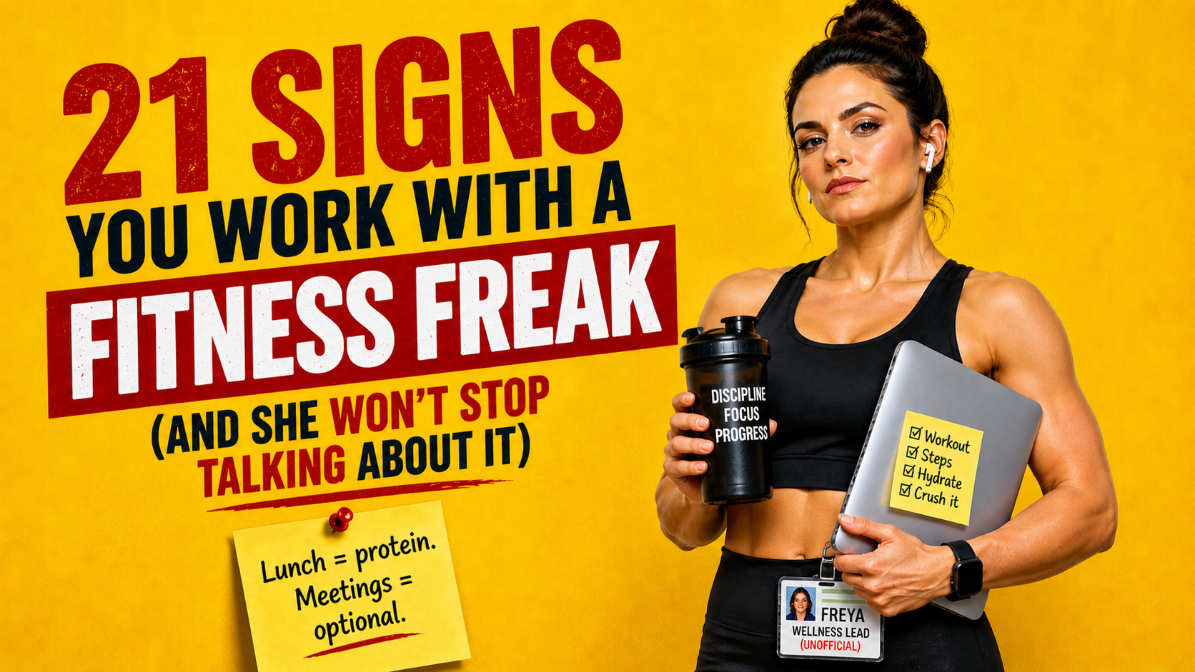 21 Signs You Work With a Fitness Freak Coworker