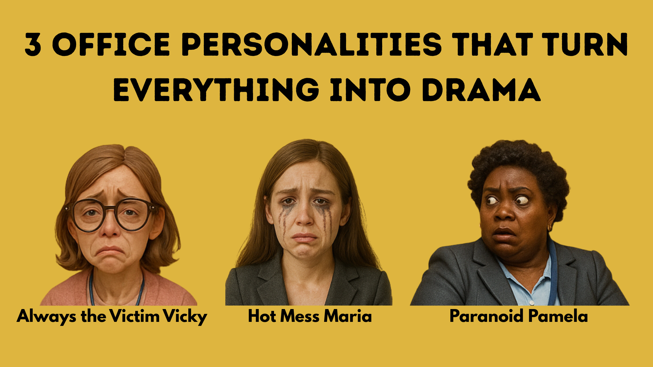 Office Bantomime office drama archetypes
