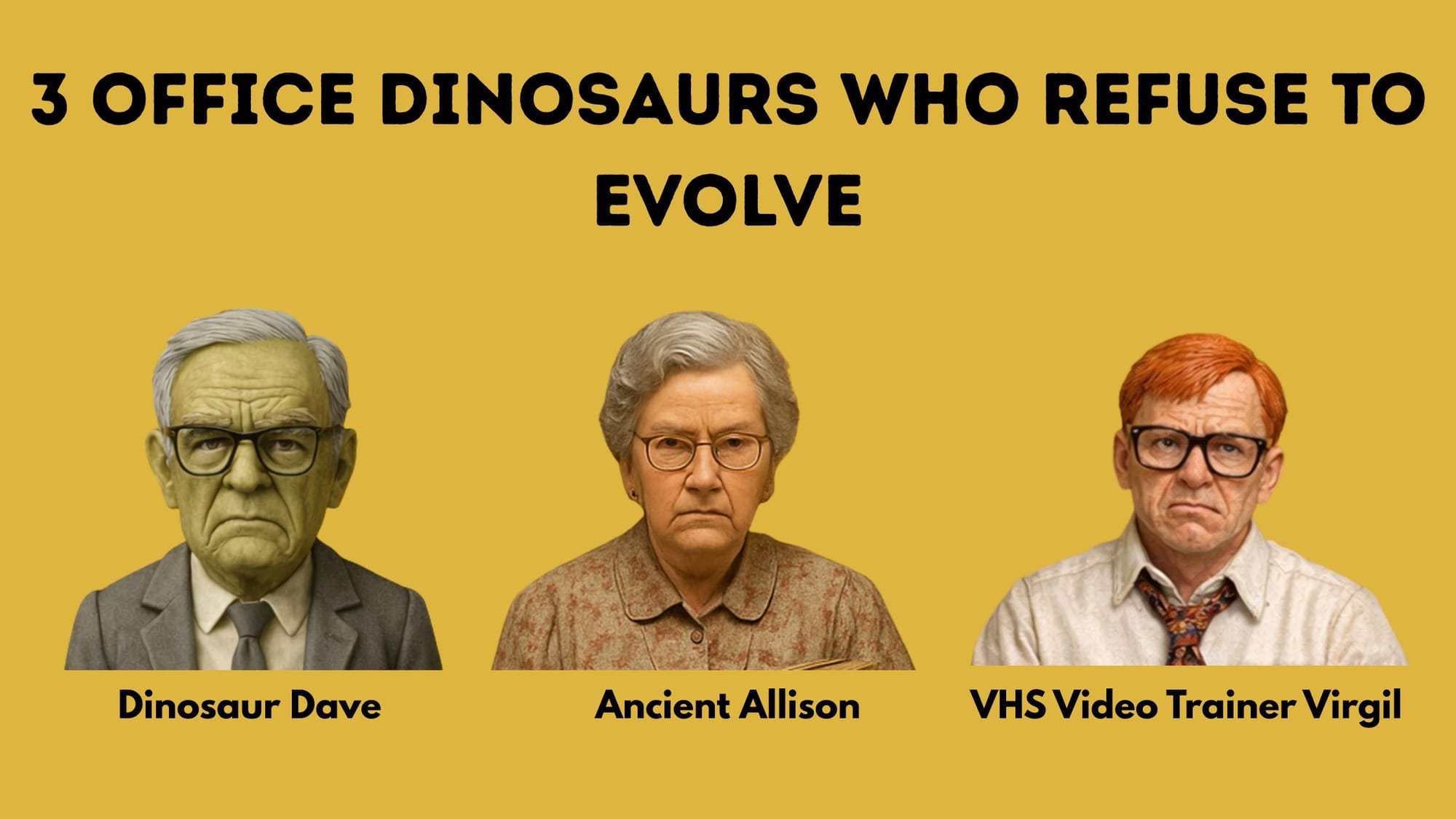 Office Bantomime office dinosaurs archetypes