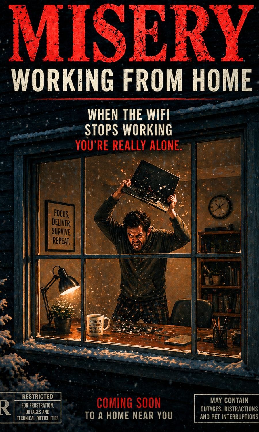 Misery office parody poster