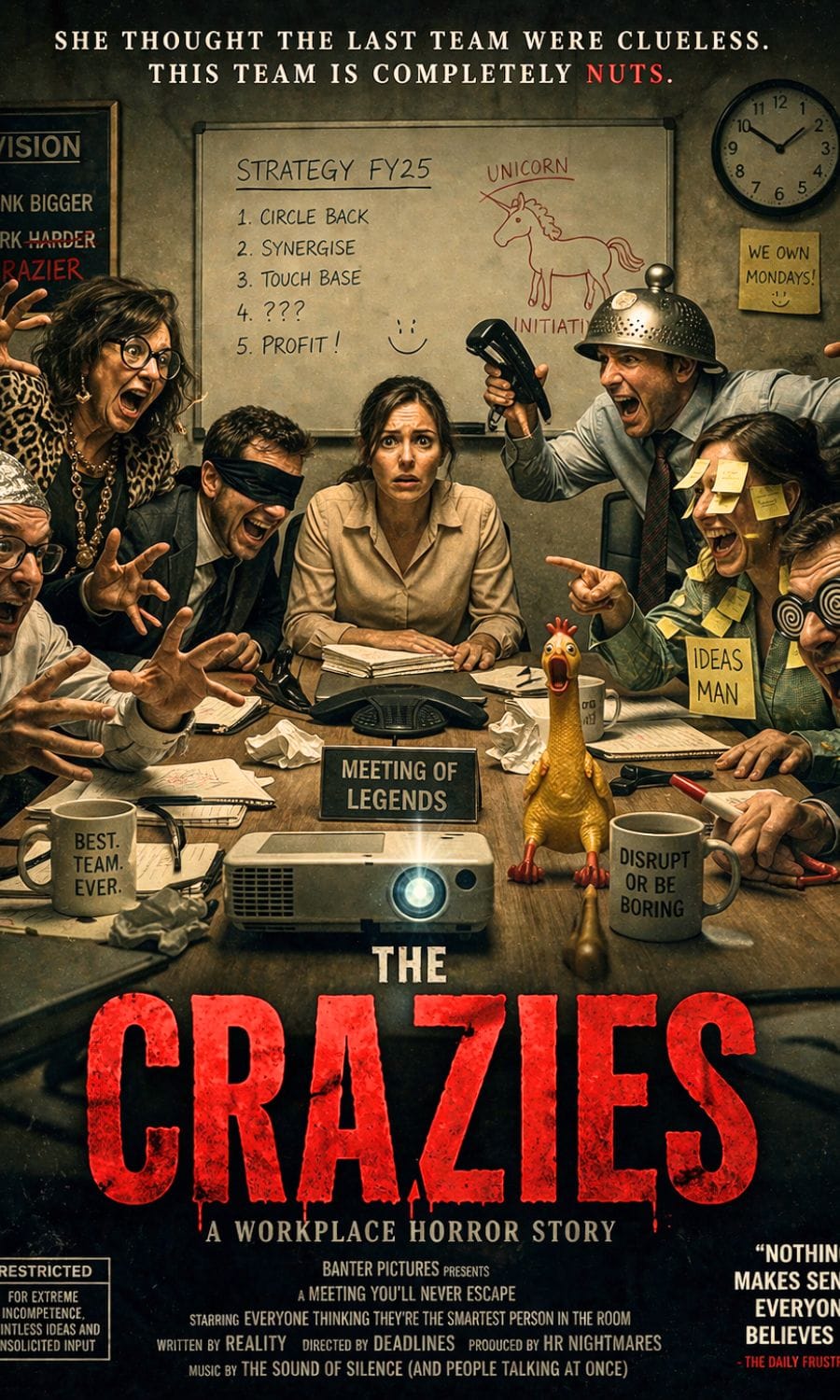 The Crazies office movie parody poster