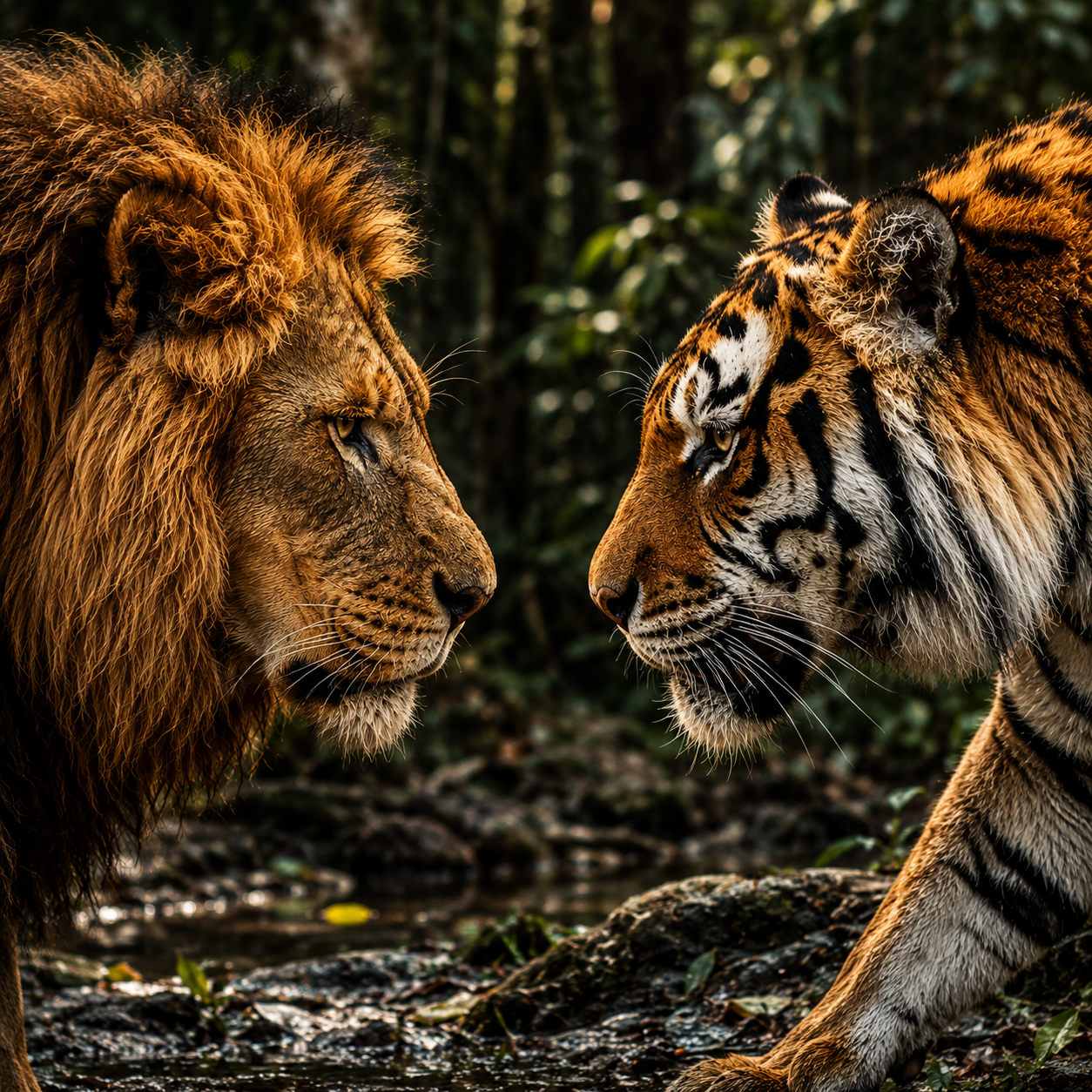 Lion vs Tiger