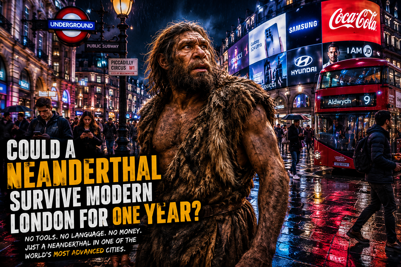 Could a Neanderthal Survive in Modern London for One Year? The Ultimate Survival Experiment
