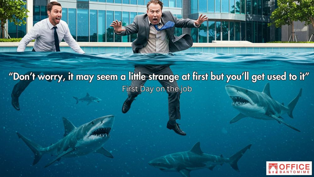 Thrown to the Sharks: When Corporate Onboarding Gets a Little Too Real post image