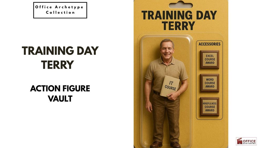 Training Day Terry: The Office Worker Who’s Always on a Course (But Never at His Desk) post image
