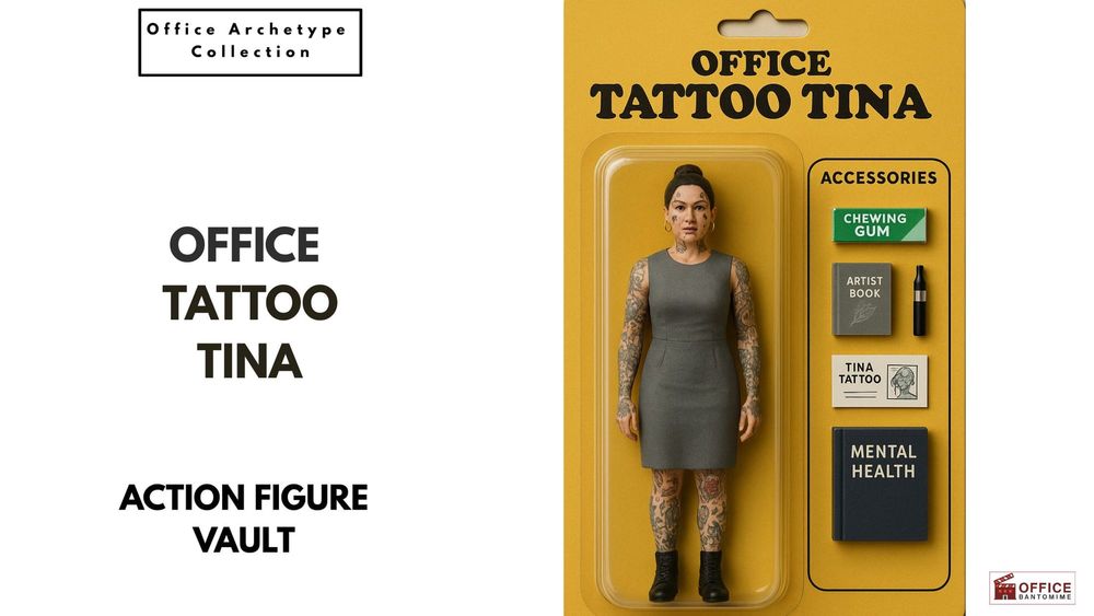 Office Tattoo Tina: The Walking Art Gallery Terrifying Your Workplace post image