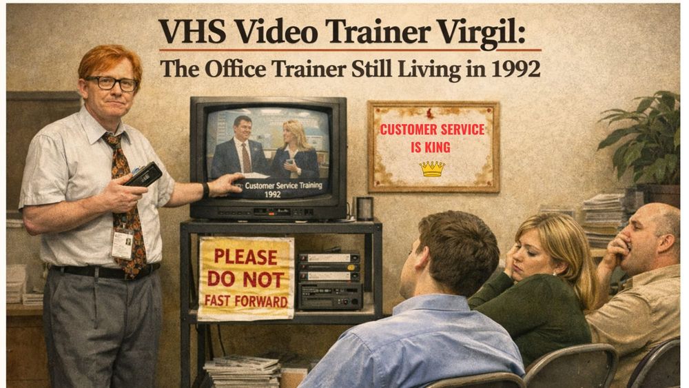 VHS Video Trainer Virgil: The Office Trainer Still Living in 1992 post image