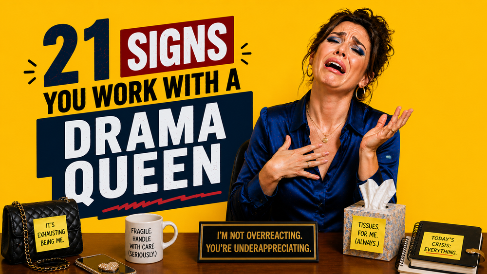 21 Signs You Work With a Drama Queen post image