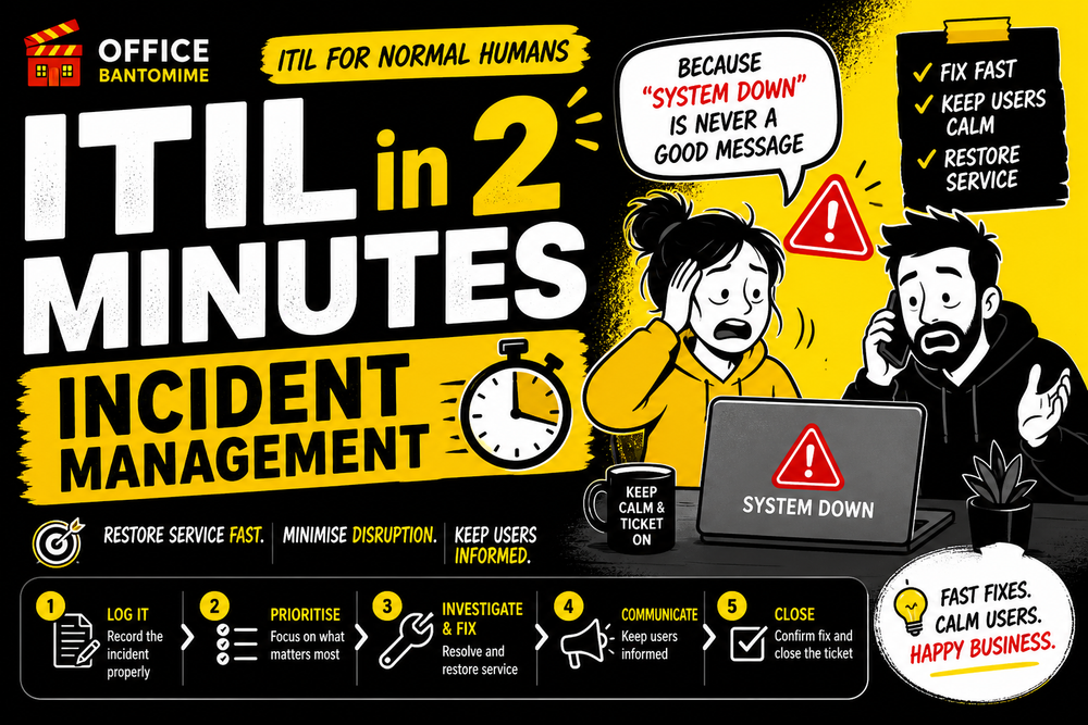 How to Understand ITIL Incident Management in 2 Minutes (Before Everything Breaks) post image