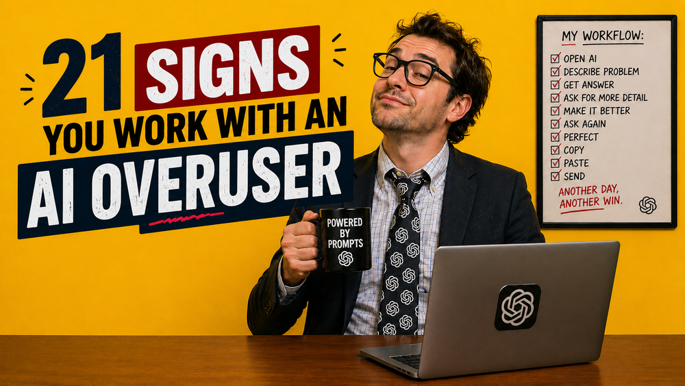 21 Signs You Work With an AI Overuser (Who Lets ChatGPT Run Their Entire Job) post image