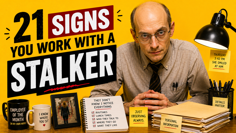 21 Signs You Work With a Stalker post image