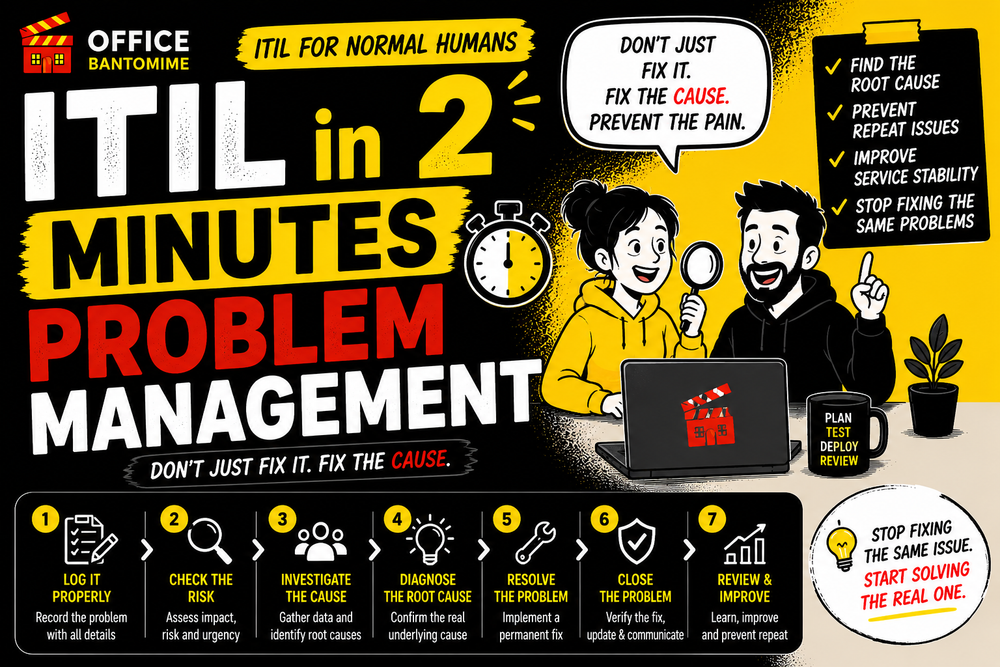 How to Understand ITIL Problem Management in 2 Minutes (So the Same Problem Stops Happening) post image