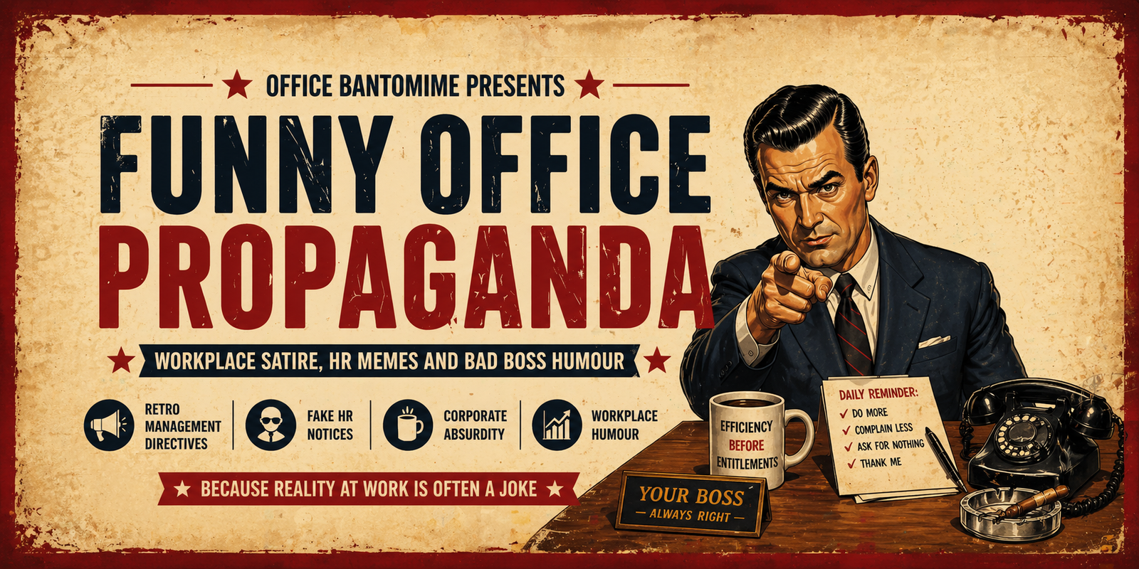 Funny Office Propaganda Posters post image