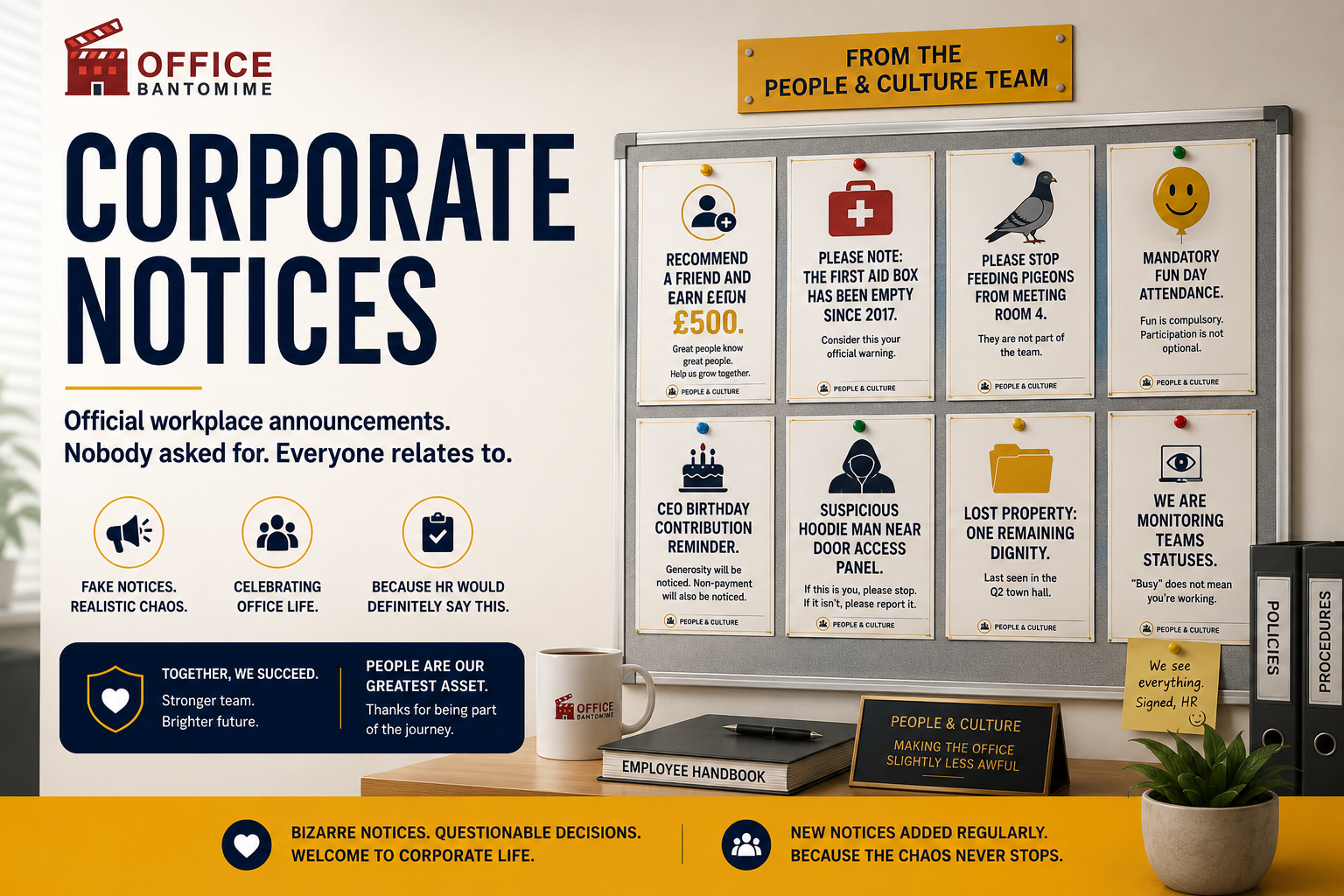 Funny Corporate Notices post image