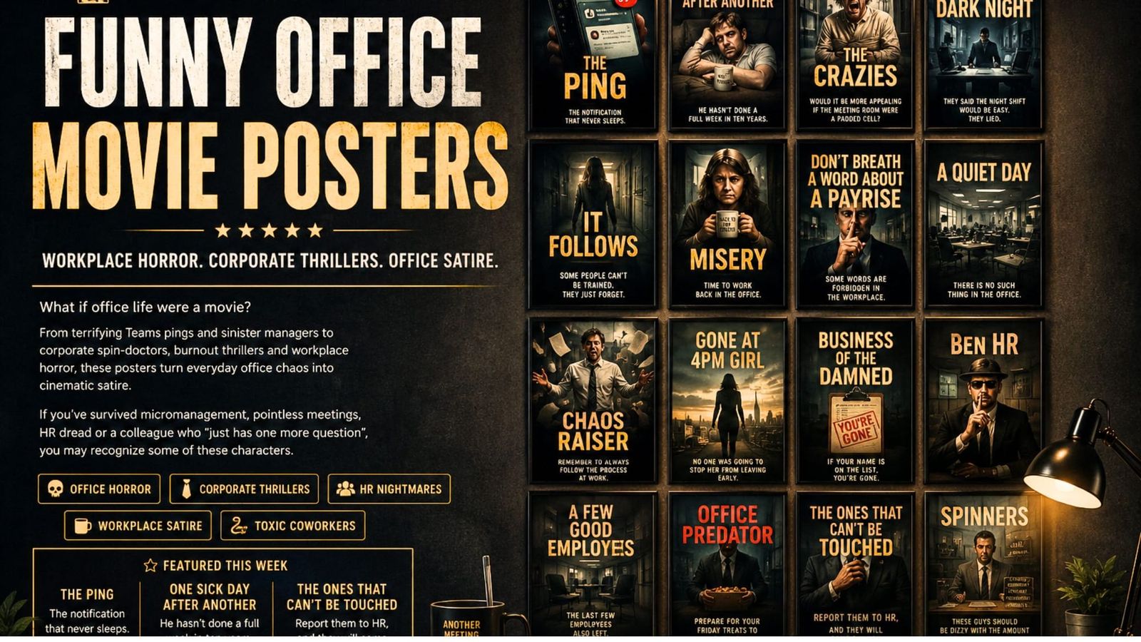 Funny Office Movie Posters post image