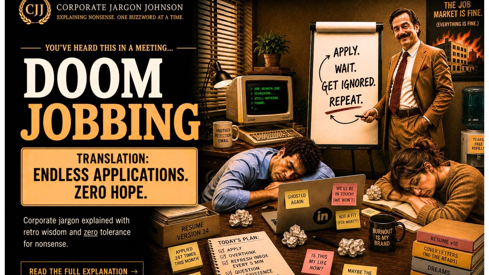 What Is Doomjobbing? The Viral Job Search Burnout Trend Explained post image