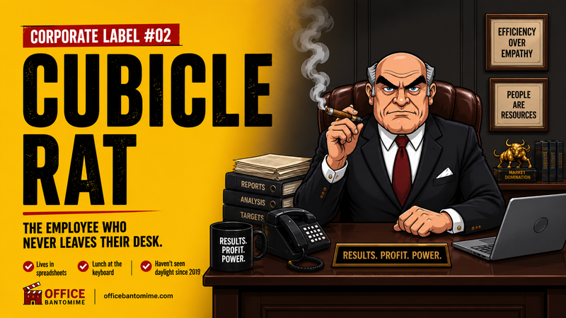 Corporate Label #02: Cubicle Rat (Meaning, Signs & Workplace Reality) post image
