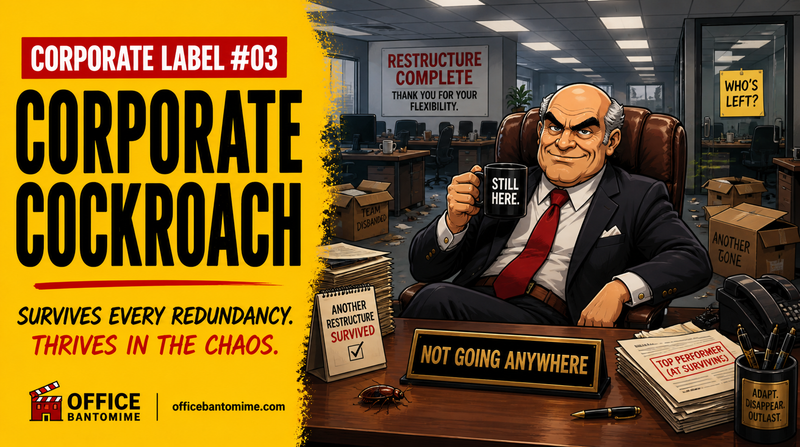 Corporate Label #03: Corporate Cockroach (Meaning, Signs & Workplace Reality) post image