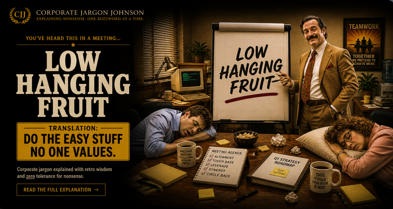 What Does “Low-Hanging Fruit” Mean at Work? (Corporate Jargon Explained) post image