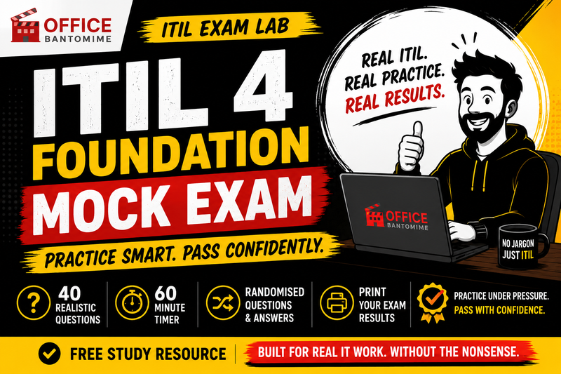 Free ITIL 4 Foundation Mock Exam (40 Questions) post image