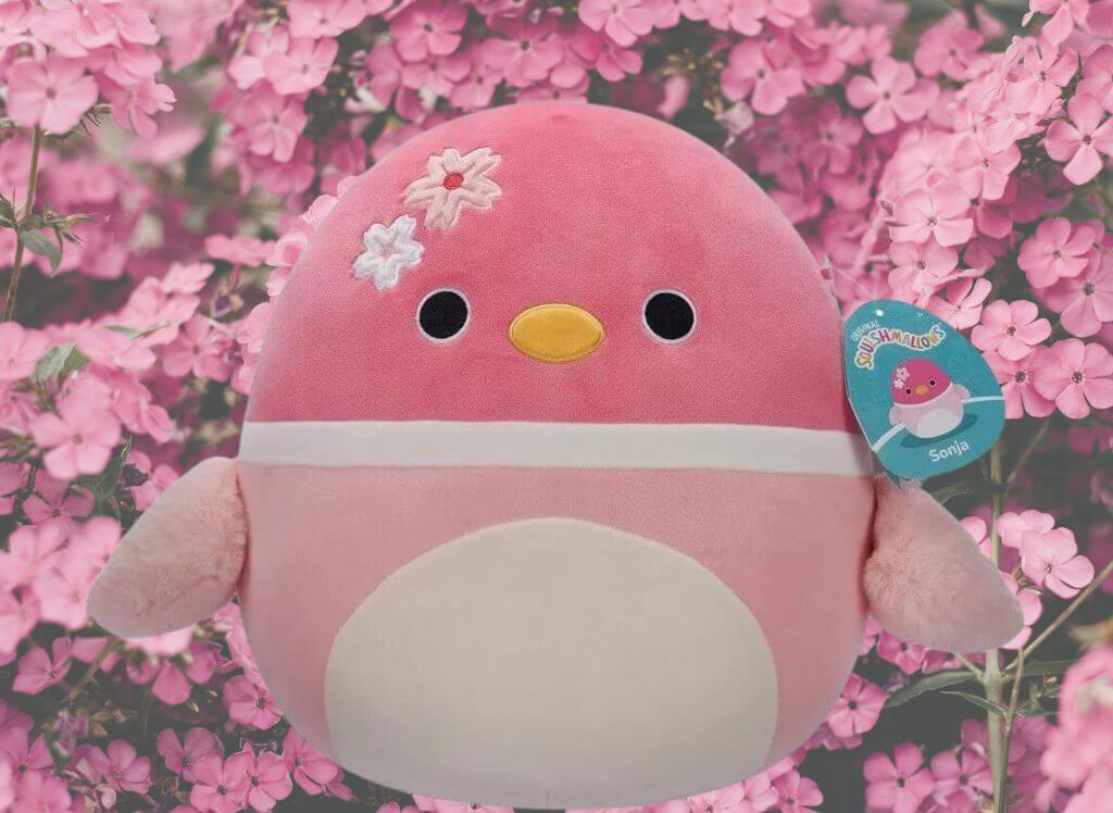 Sonja the Sakura Mallard with flowers