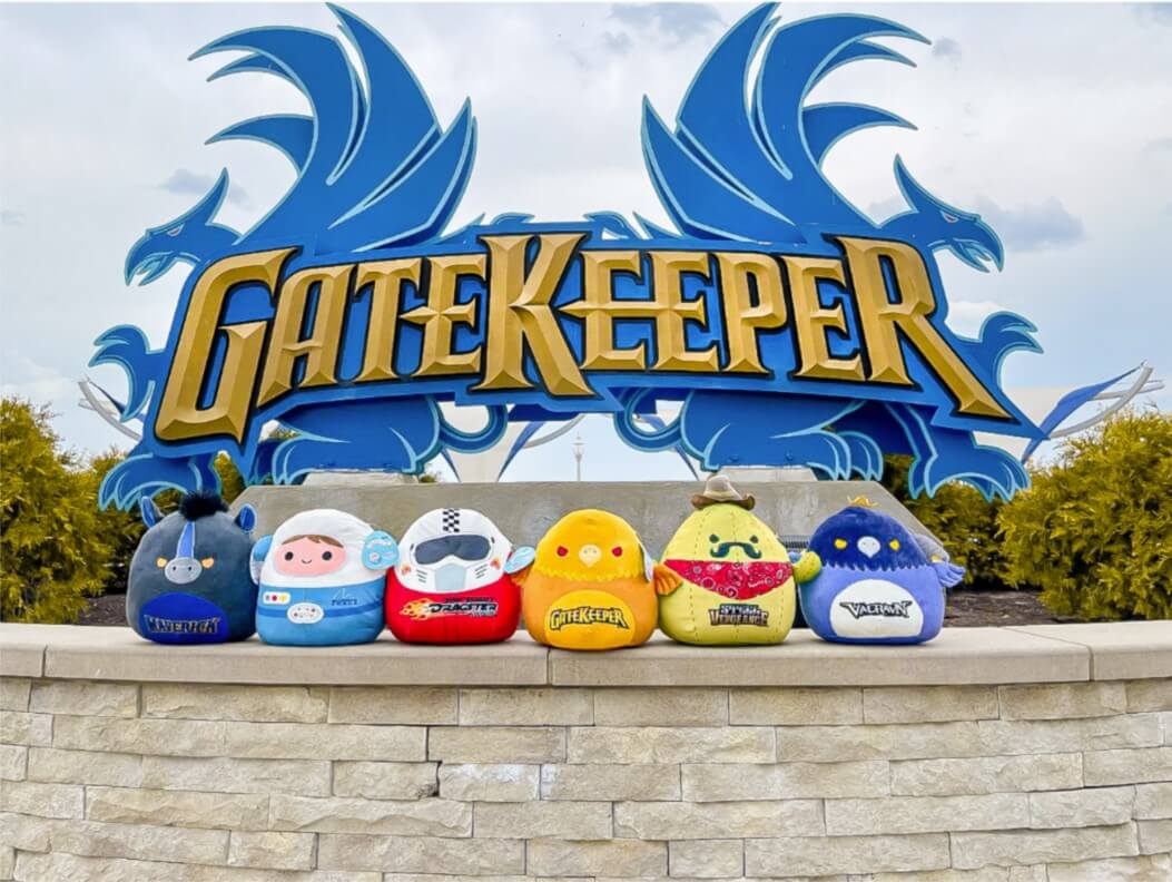Check-In Series Squishmallows at the GateKeeper Sign