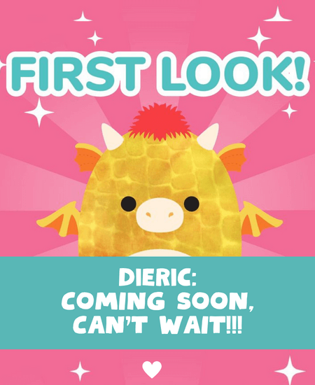 New Squishmallows Coming Out: It's A Dragon Named Dieric!