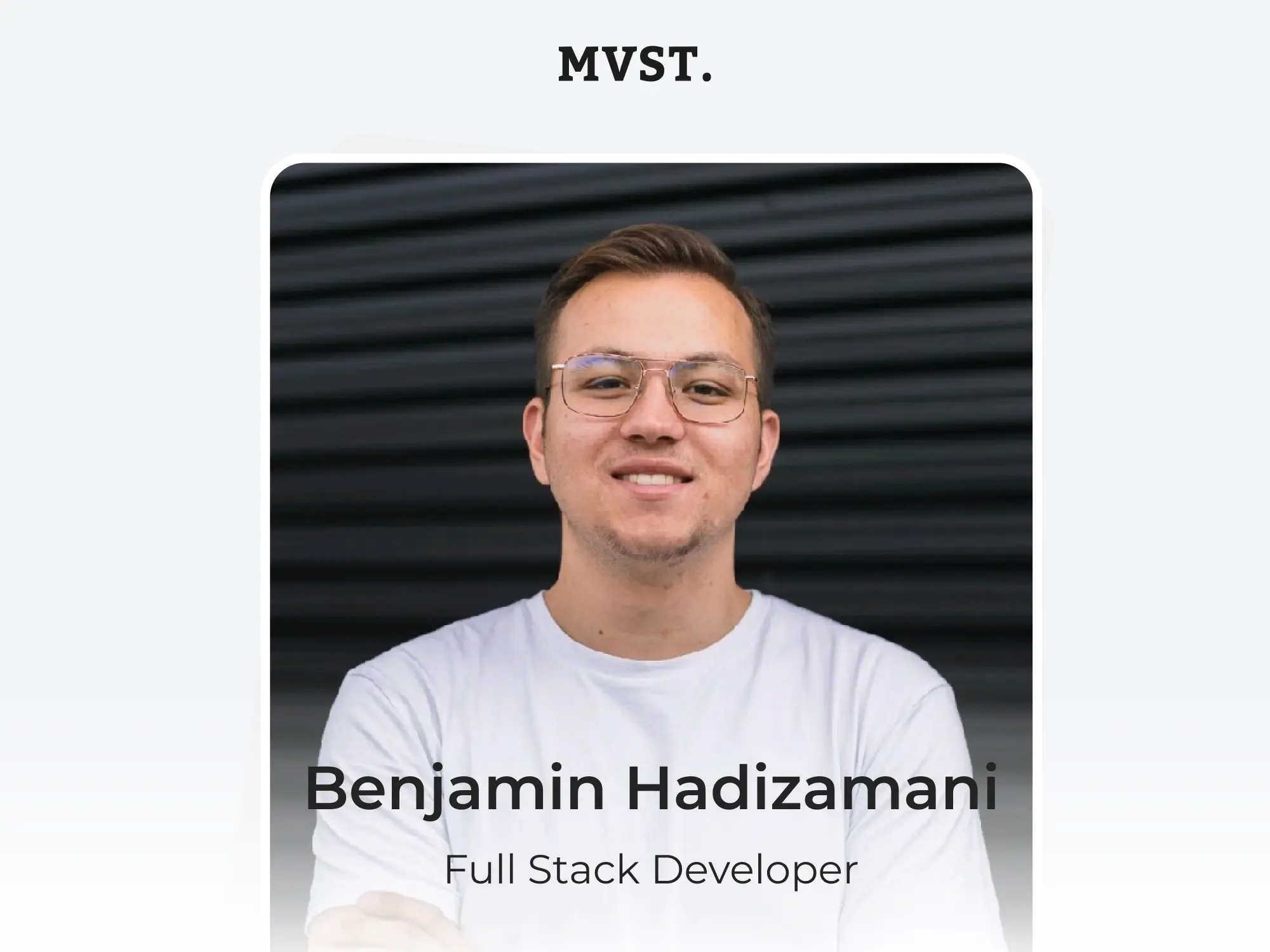 Photo of Benjamin Hadizamani - Full Stack Developer