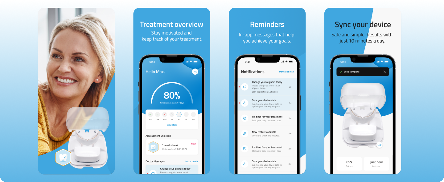 Patient Mobile App Syncing device feature