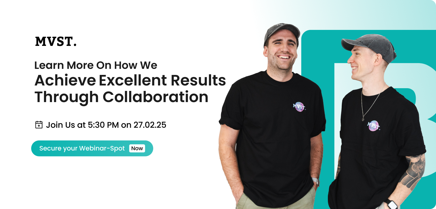Learn More On How We Achieve Excellent Results Through Collaboration Join Us at 5:30 PM on 27.02.25 Secure your webinar spot now