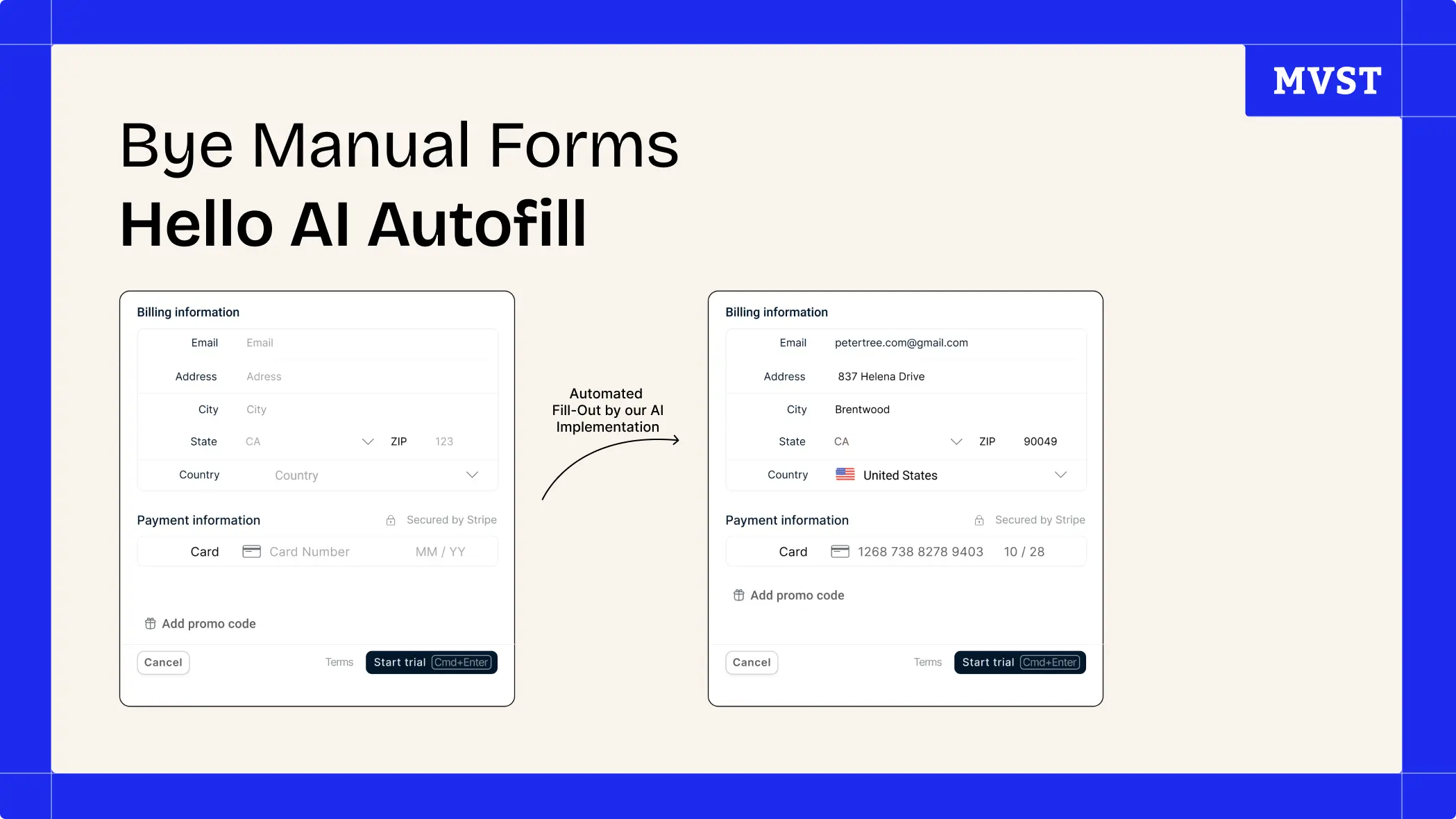 AI Autofill for any types of Online Forms