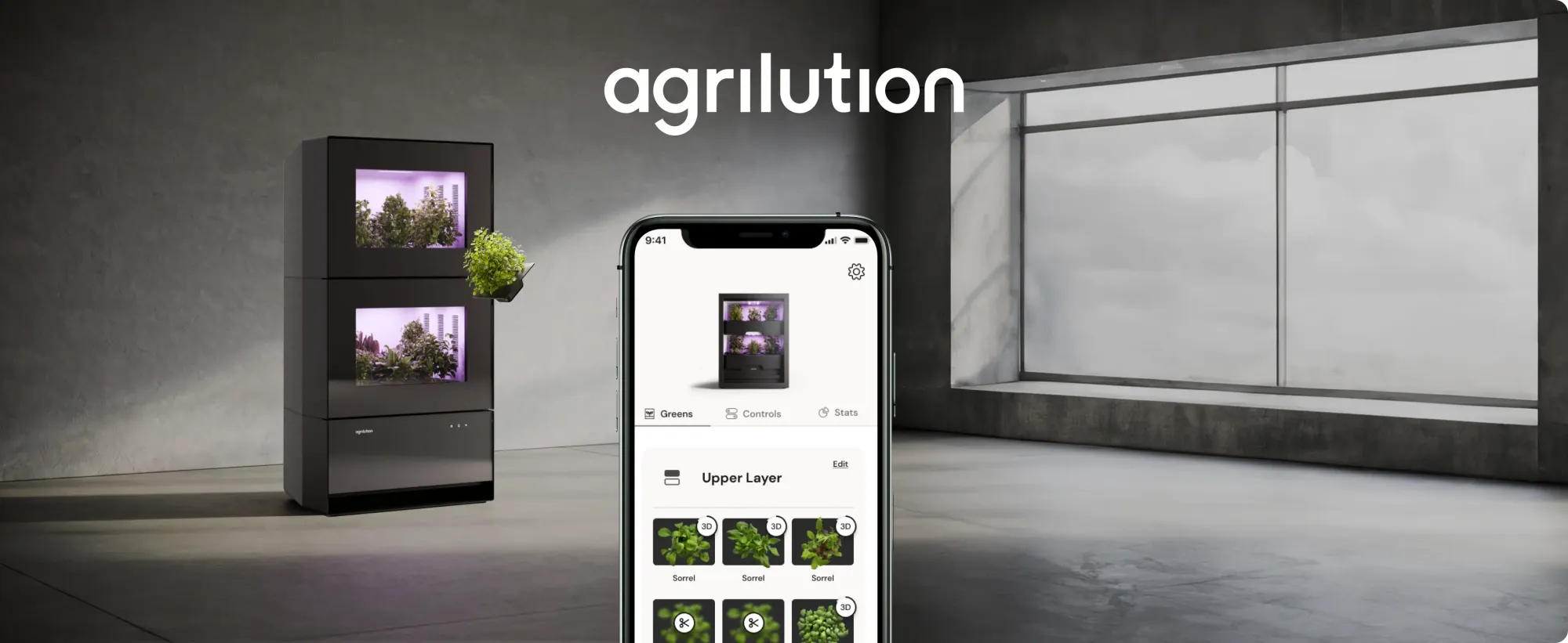 agrilution mobile app screen