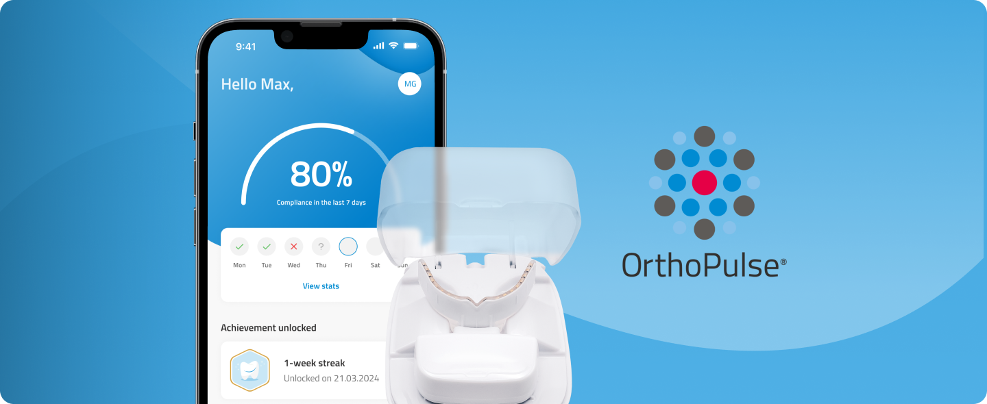 OrthoPulse mobile patient app screen