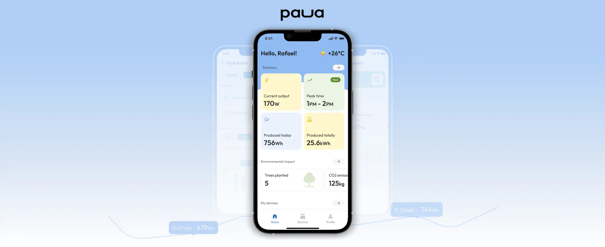 paua mobile app screen