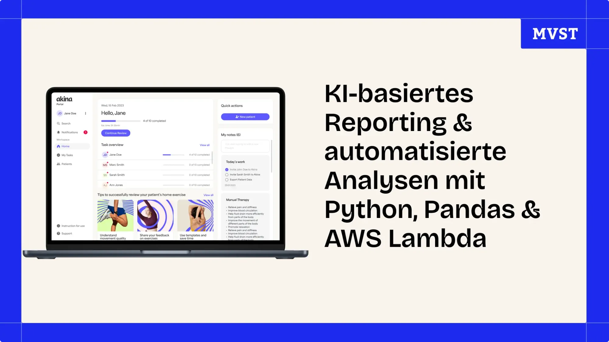 Header für KI-basiertes Reporting & automatisierte Analysen