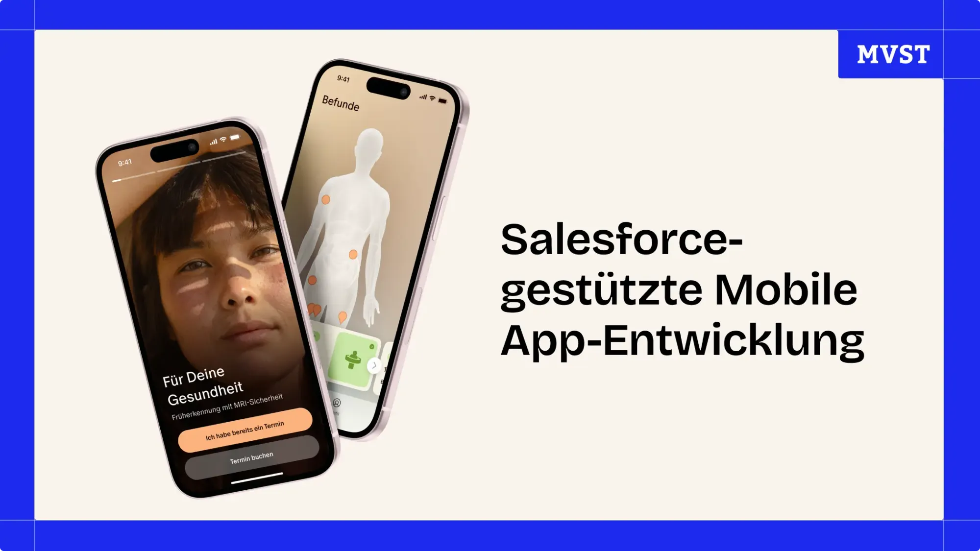 Header für Salesforce-gestützte Mobile App-Entwicklung