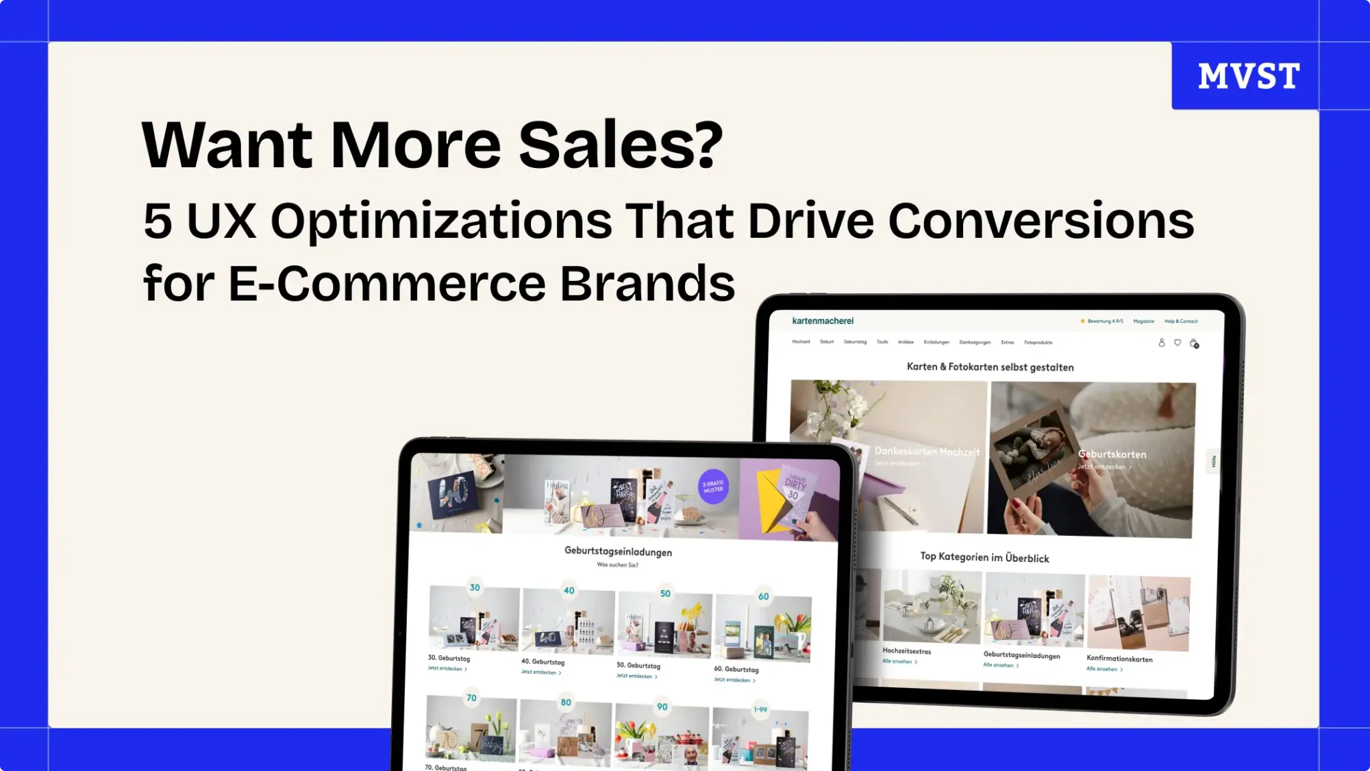 Want more sales? 5 UX Optimizationa that drive conversions for e-commerce brands - showing screens of ecommerce apps we built