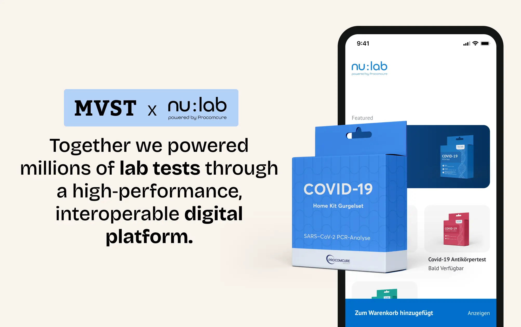 Together we powered millions of lab tests through a high-performance, interoperable digital platform